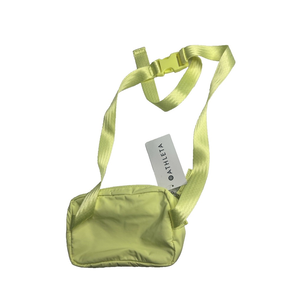 Athleta All About Crossbody Belt Bag Neon NWT Fanny Pack Mom Everyday Athletic - Picture 2 of 6